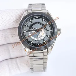 3 Colors VS Factory Mens Watches 150M 43mm 220.10.43.22.03.002 Universal Map World Watch 904L Steel CAL.8938 Movement Mechanical Automatic Men's Wristwatches