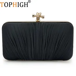 حقائب المأدبة القابض المسائية في Tophigh for Women Crossbody Chain Handbag Pridal Wedding Presh Cocktail Party Bolsa Feminina