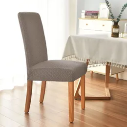 1/2/4/6 조각 Jacquard Fabric Chair Cover Universal Size Most Cheap Chair Seat Sipcovers, 식당 홈 장식