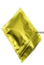 7510cm 9 Cores Zipper Mylar Foil Bag Reclosable Pacote de Cabelo de Bloqueio de Zip de Alumínio Reclosal2130252