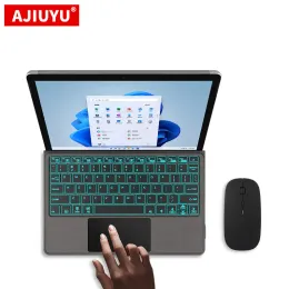 لوحات المفاتيح Ajiuyu Smart Keyboard لـ Microsoft Surface Go Go 2 Go 3 Bluetooth Keyboard Tablet 10.1 10.5 بوصة Case Wireless GO2 GO3