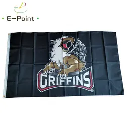Ahl Grand Rapids Griffins Flag 35 stóp 90cm150 cm Baner poliestrowy Dekoracja Latającego Dom Garden Extive Gifts7304825