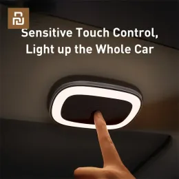 Occhiali Nuovo Youpin Baseus auto Touch LED LED Night Light Car Roof Light Affermazione Magnet Lampada automobile Interni Lettura Light USB Carica
