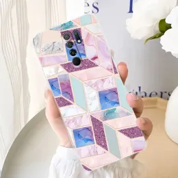 Dla Xiaomi Redmi 9 9A 9C NFC 9T Cover Cover Miękki silikonowy luksusowy pomalowany szczupłowy telefon dla Xiomi Redmi 9c 9 przy 9t zderzak