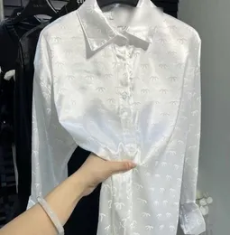 Nowe koszule damskie swobodny luksusowy projektant marki bluzki