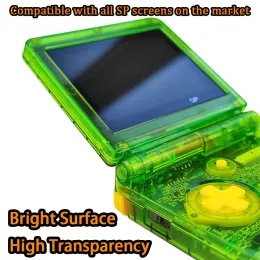 High Quality Crystal Shell Case For GBA SP 13 Colors Bright Surface Housing Shell Compatible with All GBASP Screens On Market