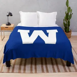 담요 팬 블루 폭격기 Winnipeg Merch 던지기 담요 거대한 소파 고급