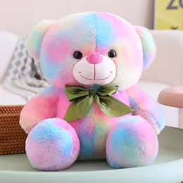 25/35/45 cm Piecido cingolato di orsacchiotto di orsacchiotto peluche di orsi carini cuscinetti da orsi colorati per bambini ragazze di compleanno di compleanno