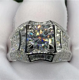 3 Carats Diamond Ring for Men Rock 14k Gold Jewelry Anillo Esmaltado Silver 925 Jewelry Bague Diamant Bizuteria Rings79338487561330