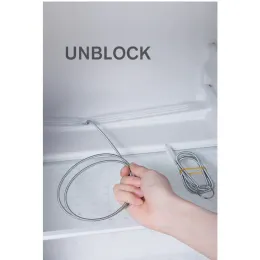 Buzdolabı Drenaj Dredge Temizleme Seti Uzun Esnek Buzdolabı Scrub Fırça Su Tarama Aleti Tüp Temizleme Bobin Fırçası