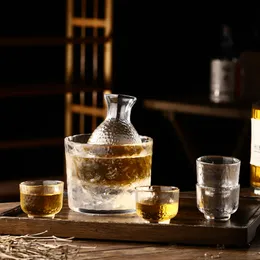 Креативные бокалы чашки набор японского стиля бокалы прозрачные чай