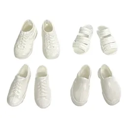 NK 4 Paare neue Boy Doll Sports Schuhe weiße Flachbodenschuhe für Ken Boy Puppe 1/6 Puppenzubehör für Barbie Ken Doll Spielzeug