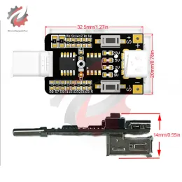 USB tipo-C 9V 12V 15V 20V PD ajustável 2.0 3.0 Adaptador de gatilho QC TIGY TIGER PABELA Módulo de gatilho de carregamento rápido com e-Mark