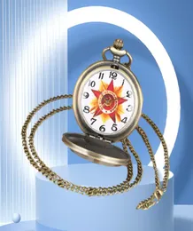 Retro antyczne zegarki ZSRR Radzieckie odznaki sierpowatego młotka kwarcowy zegarek kieszonkowy CCCP Rosja emblemat logo komunizmu wytłaczane 1812063