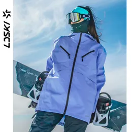 LDSKI Skijacken Frauen Männer Snowboard Winter Hoodies großer Kapazität Tasche warmes wasserdichtes winddes Outdoor -Sport extrem