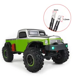 AXSPEED LED Headlights with Light Control Module CH2 for 1/24 RC Crawler Car Axial SCX24 AXI00004 Upgrade Parts