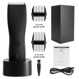 Apartador totalmente lavável corporal aparador para homens para homens face elétrico barba biquíni corporal aparador de cabelos