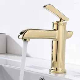 Torneiras de pia do banheiro Golden clássico de design de ouro especial de design de ouro