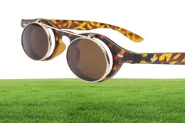 Aloz Micc Stiempunk Sunglasses круглые бренддизгналические панк -панк -металлические женщины солнцезащитные очки мужчины ретро -кружные солнцезащитные очки UV400 A1961025156
