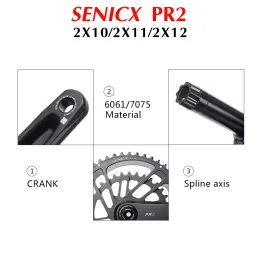 Senicx PR2 Rower drogowy 2 x 10/11/12 prędkość korb