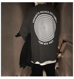 2021 Enfants Riches Deprimes 가을 가을 새로운 긴 소매 티셔츠 남자 100면 오넥 상단 인쇄 고품질 Tshirt 0L5C5057422