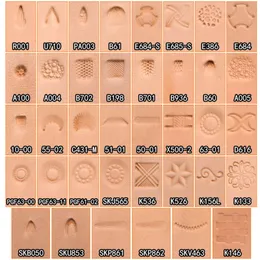 1 pcs di stampa in pelle strumenti in lega intaglio intaglio francobolli per punzonatura scultura stampato in pelle fai -da -te che lavora a sella staming