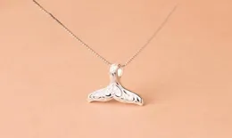 Collane a ciondolo design Design Animal Fashion Women Necklace Whale Tail Fish Charm Nautica Mermaid Eleganti Girlie Girlie Collette8381987