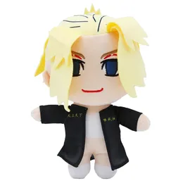 20 cm Tokyo Revengers Plüsch Puppe Manjiro Ken Takemichi Hinata ATSUSHI ANIME Weichgefüllte Spielzeug Tokyo RVENGERS Plushie Kissenpuppe