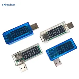 USB Mobile Power Carreging Corrente e testador de tensão LED digital Display Turnando cotovelo mini carregador Doctor Clear Blue Test Medro