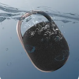 Hochwertiger Clip4 Music Box 4 Generation wasserdichte drahtlose Bluetooth -Lautsprecher Sport Hanging Schnalle Einsatzkarte bequemer kleiner Mini -Lautsprecher Dropshipping