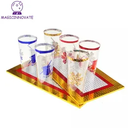 Six Cups Out From Two Plates Magic Tricks Cups Appearing Stage Magie Props Board Illusions Gimmick Accessory Funny Toys 240329