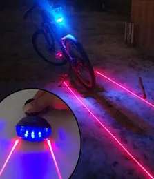 Luzes de ciclismo de bicicleta impermeabilizadas à prova d'água LED LASER AVISO DE AVISO DE BICYCLE ACESSORES DE TAIL ACESSÓRIOS DE TAVIL LUZ6544581