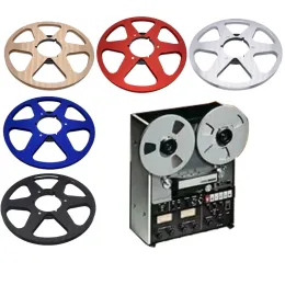 Accessories Metal Takeup Reel Opening Machine Parts 6 Hole 1/4 10 Inch Empty Reel for Reel To Reel Tape Recorder Dropship