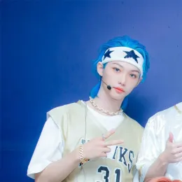 KPOP Stray Kids 5 Star Dome Tour Felix Lee Know Yoga Hairband Hair Band Acessórios Coleção de fãs de presentes