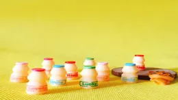 new10pcs yakult bottleminiaturesディナーwarecutefairy garden gnomemoss Terrarium Decorbonsaifigurinedoll House Decor485747