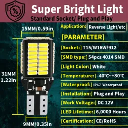 2pcs W16W T15 921 LED CANBUS Reverse Light Blub Back Up Lampe für BMW F25 x3 E89 Z4 E92 F06 F07 F10 F12 F13 E81 1 3 5 6 7 Serie Serie