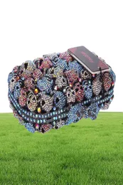 Fawziya Skull Bag Suck Culles и сумочки для женщин Kisslock Crystal Вечерние вечерние пакеты6764496