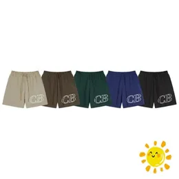 Fasion Cole Buxton Bordado CB Shorts Homens Mulheres Creecas de cordão com tags Hip Hop 240407