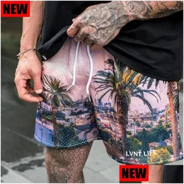 Pantaloncini da uomo 2024 marchio di alta qualità estate da corsa da uomo sport fitness fitness sports a secco jogger pantaloni corti drop drop delivery b di consegna c otraw