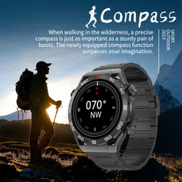 2023 NFC Smart Watch Men Bt Call Sport GPS -трек Compass Watches Men 454*454 HD AMOLED ECG SMARTWATCH для Huawei Ultimate