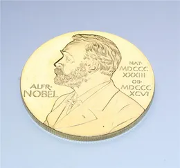 Nobel Gold Coin 24K ميداليات تذكارية ميداليات الأجنبية مجموعة الشارة الأجنبية هدية 5pcslot Inventas Vitam Iuvat Encoluisse لكل AR3691668
