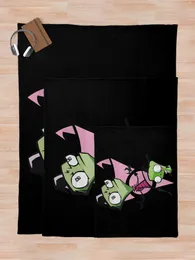 Invader Zim Gir Irken Logo Throw Blanket Blanket Blanid LOLTE