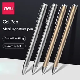 Deli Gel Pen Set 0.5mm Kawaii Pens for Writing Back To School Cute Ballpoint Office Accessories School Stationery Supplies Store