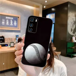 Love Baseball Sport Phone Hülle Silikon für Huawei Mate 40 Pro 10 20 30 Lite Nova 7 6 5 4 3 Se 5g 4e 3e 3i 2s Smartphone