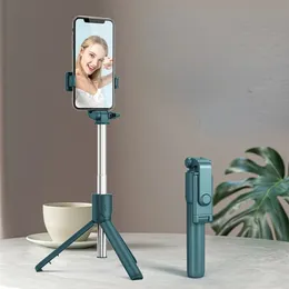 new 2024 Bluetooth Wireless Selfie Stick Foldable Mini Tripod Extendable Monopod with Remote Shutter For iPhone IOS Xiaomi Android Phonefor