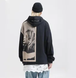 Nagri Kurt Cobain Print Hoodies Men Hip Hop Casual Punk Rock Pullover Hooded Sweatshirts Streetwear Fashion Hoodie Tops Y2011236359834