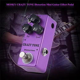 Kable Mosky MP50 Guitar Bass Effect Pedal Crazy Ton Extortion Electric Riot Zniekształcenie Mini Single True Bypass Guitar