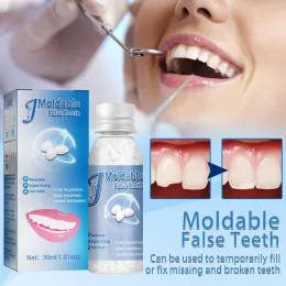 30 ml plastharts Tillfällig tandreparation Granuler Denture Lime tänder GAPS BRAKELT SOLD SOLID GLUE Dental Beauty Tools