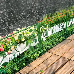 Decoração ao ar livre de fronteira do jardim esgrima para suculentas flores e bensai árvores destacáveis bordas de borda para jardim e gramados