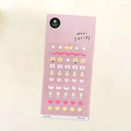 Geschenkverpackung Suatelier Mini Sticker Junk Journal Korean nie